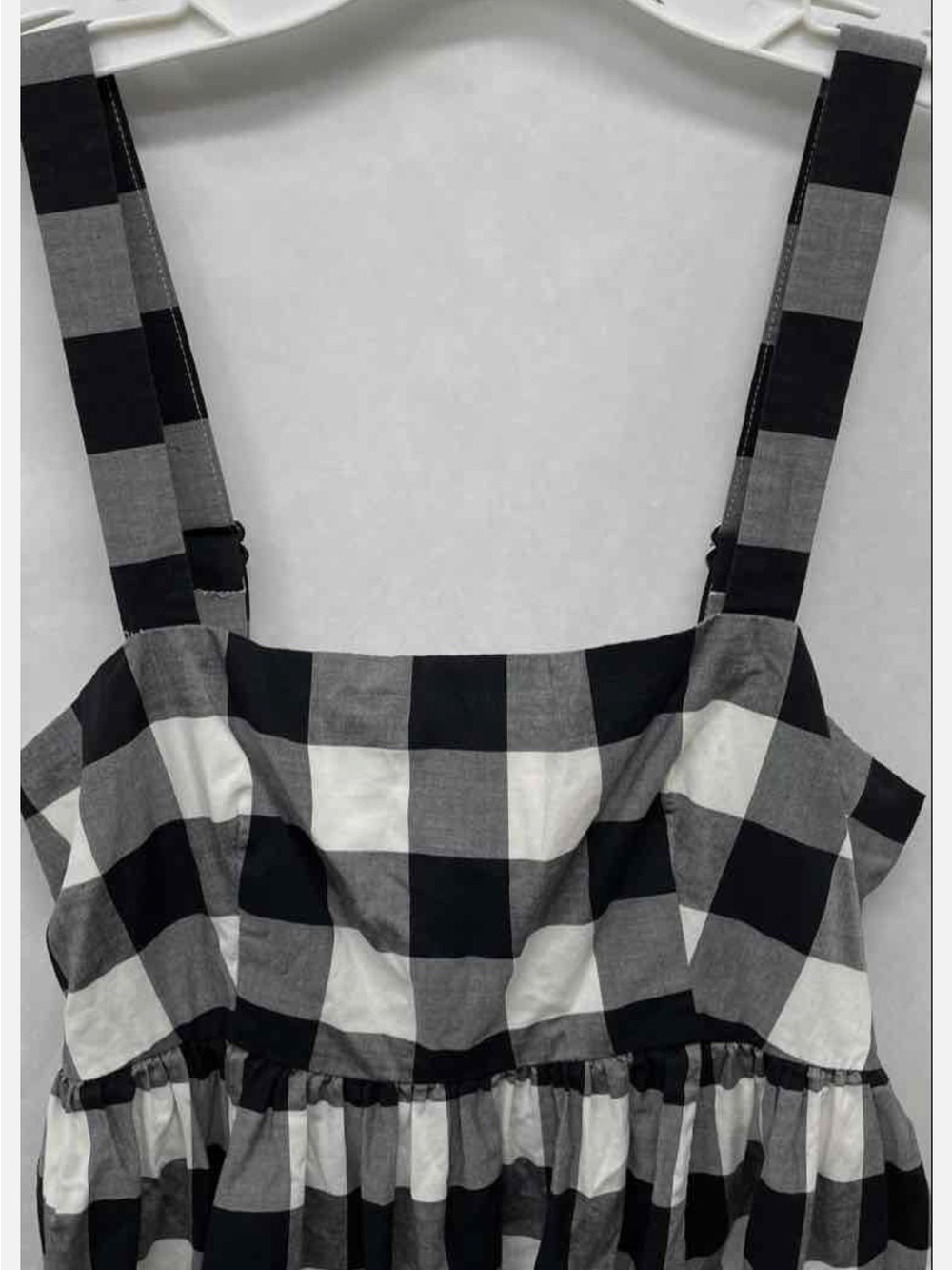 Black and White Gingham Sundress - Picture 7 of 8